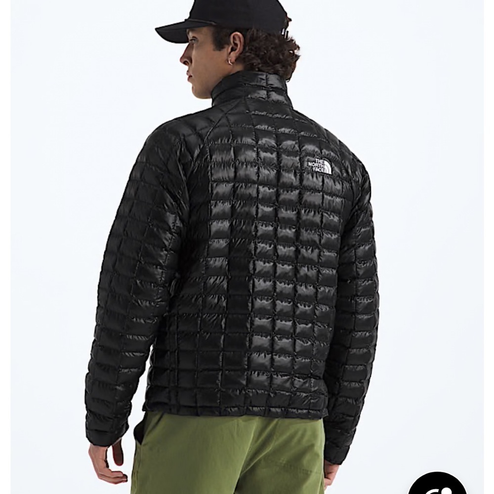 The North Face Black ThermoBall Reyes Puffer Jacket Mens Small NWOT - Picture 2 of 11